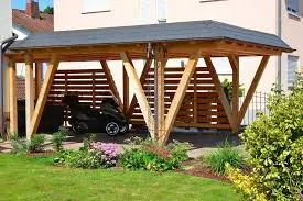 Moderner Holz-Carport